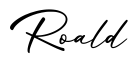 单词Roald书写