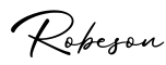 单词Robeson书写