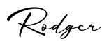 单词Rodger书写