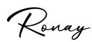 单词Ronay书写