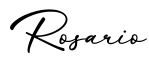单词Rosario书写