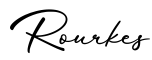 单词Rourkes书写