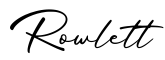单词Rowlett书写
