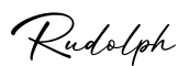 单词Rudolph书写
