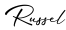 单词Russel书写