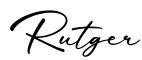 单词Rutger书写