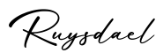 单词Ruysdael书写