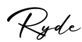 单词Ryde书写