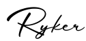 单词Ryker书写