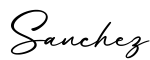 单词Sanchez书写
