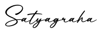 单词Satyagraha书写