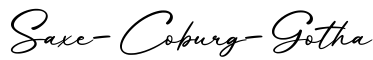 单词Saxe-Coburg-Gotha书写