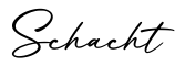 单词Schacht书写