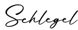 单词Schlegel书写