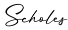 单词Scholes书写