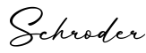 单词Schroder书写