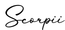 单词Scorpii书写