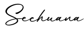 单词Sechuana书写