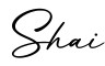 单词Shai书写