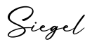 单词Siegel书写