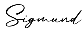 单词Sigmund书写
