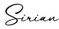 单词Sirian书写