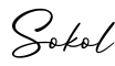 单词Sokol书写