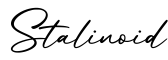 单词Stalinoid书写