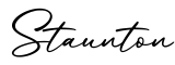单词Staunton书写