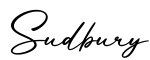 单词Sudbury书写
