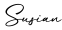 单词Susian书写