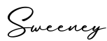 单词Sweeney书写