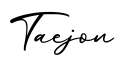 单词Taejon书写