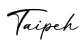 单词Taipeh书写