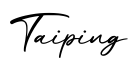 单词Taiping书写
