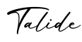 单词Talide书写
