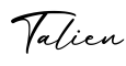 单词Talien书写