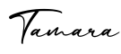 单词Tamara书写
