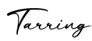 单词Tarring书写