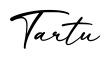 单词Tartu书写