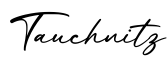 单词Tauchnitz书写