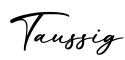 单词Taussig书写