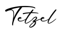单词Tetzel书写