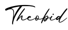 单词Theobid书写