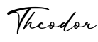 单词Theodor书写