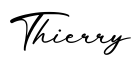 单词Thierry书写