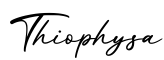 单词Thiophysa书写