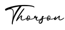 单词Thorson书写