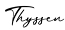 单词Thyssen书写