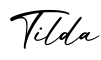 单词Tilda书写